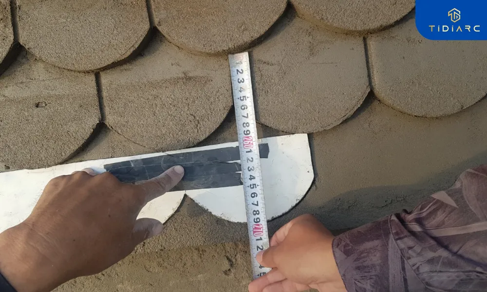 Đắp mái ngói biệt thự tân cổ điển đồng tháp