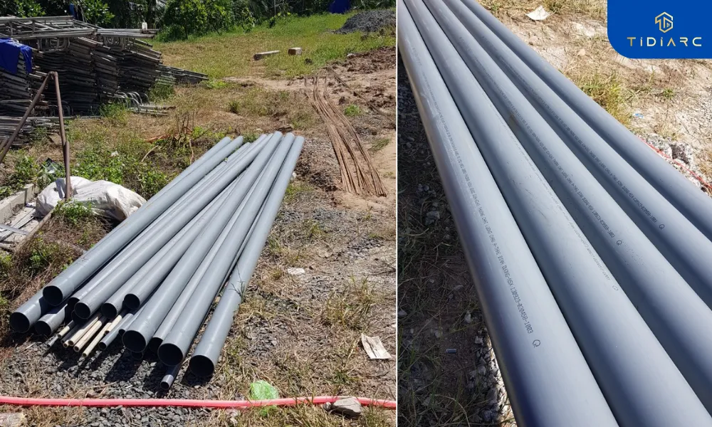 Gia công cốt thép, coppha cột biệt thự tân cổ điển đồng tháp