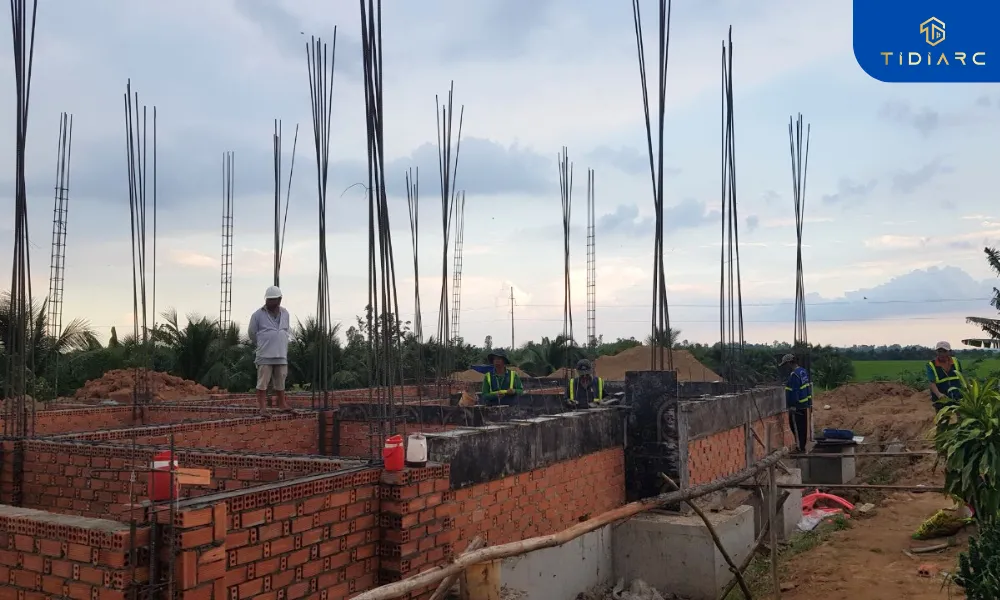 Gia công cốt thép cột