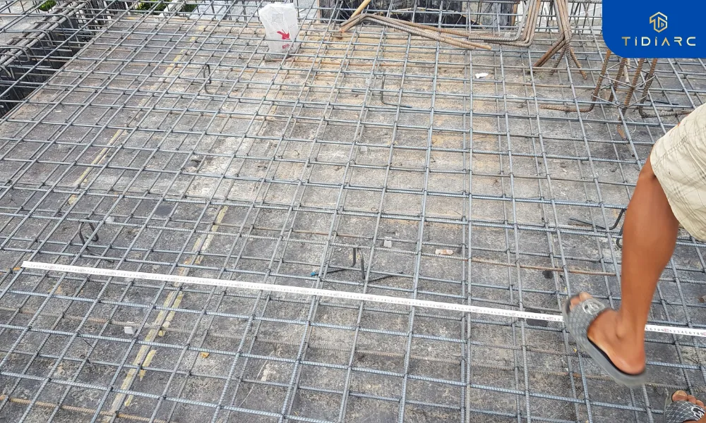 Thép sàn và thang bộ biệt thự tân cổ điển đồng tháp
