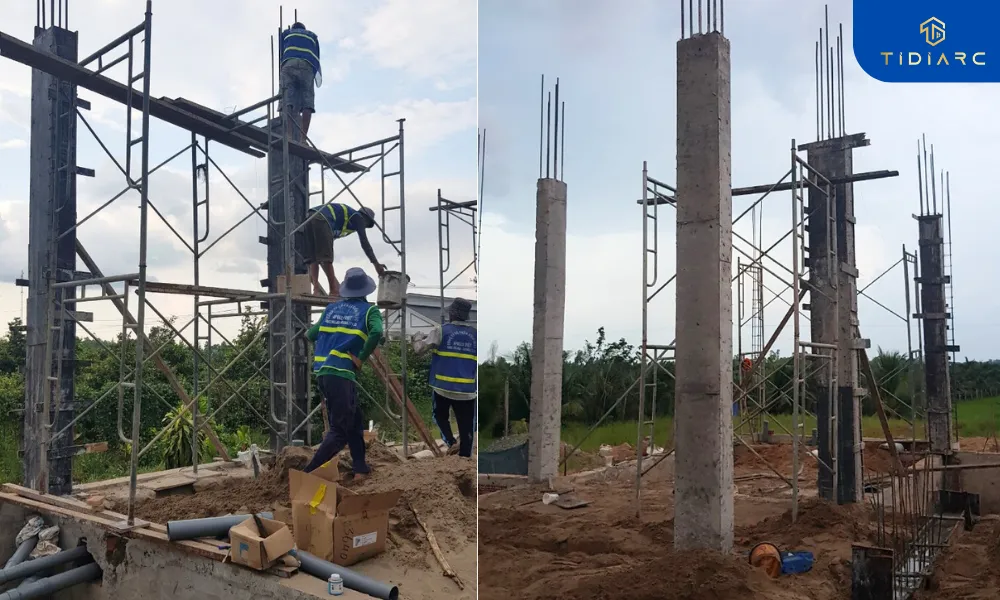 thi công biệt thự tân cổ điển đồng tháp