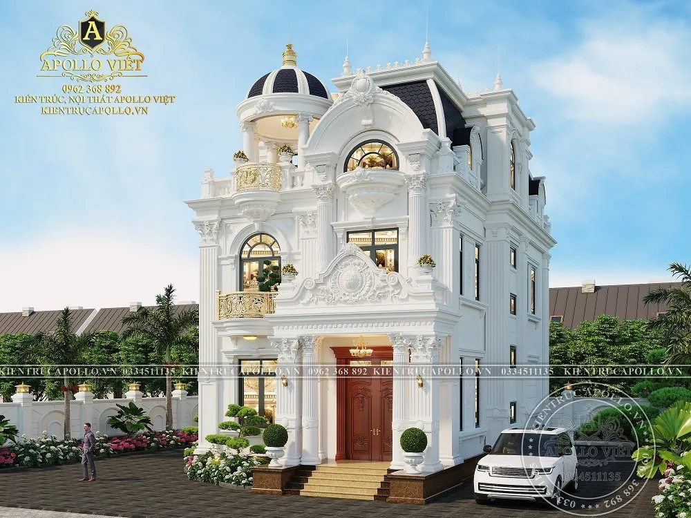 Thiết kế thi công biệt thự tân cổ điển đồng tháp