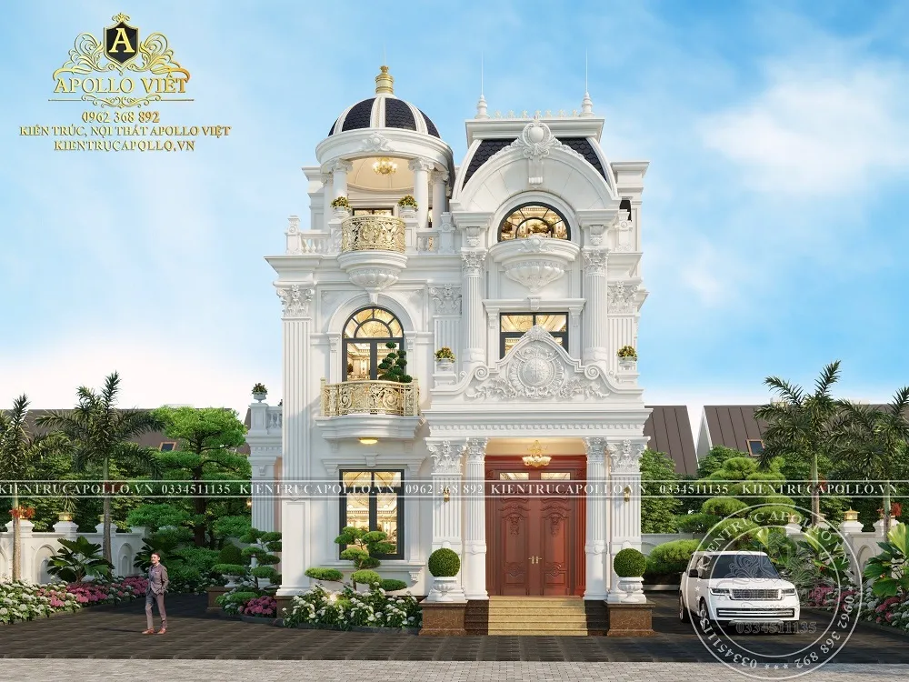 Thiết kế thi công biệt thự tân cổ điển đồng tháp