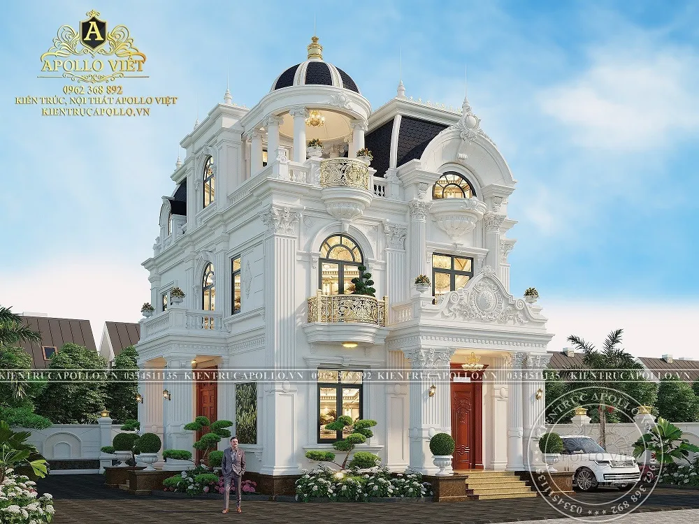 Thiết kế thi công biệt thự tân cổ điển đồng tháp