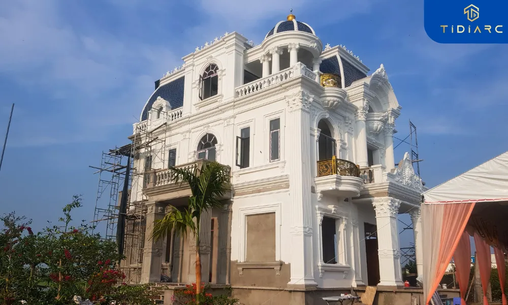 xây biệt thự tân cổ điển