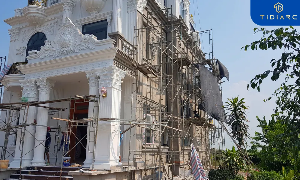 xây biệt thự tân cổ điển