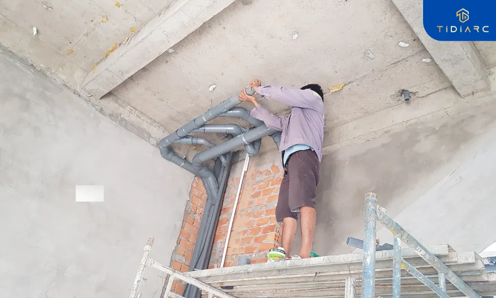 Xây thô biệt thự tân cổ điển đồng tháp