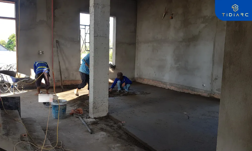 Xây thô biệt thự tân cổ điển đồng tháp