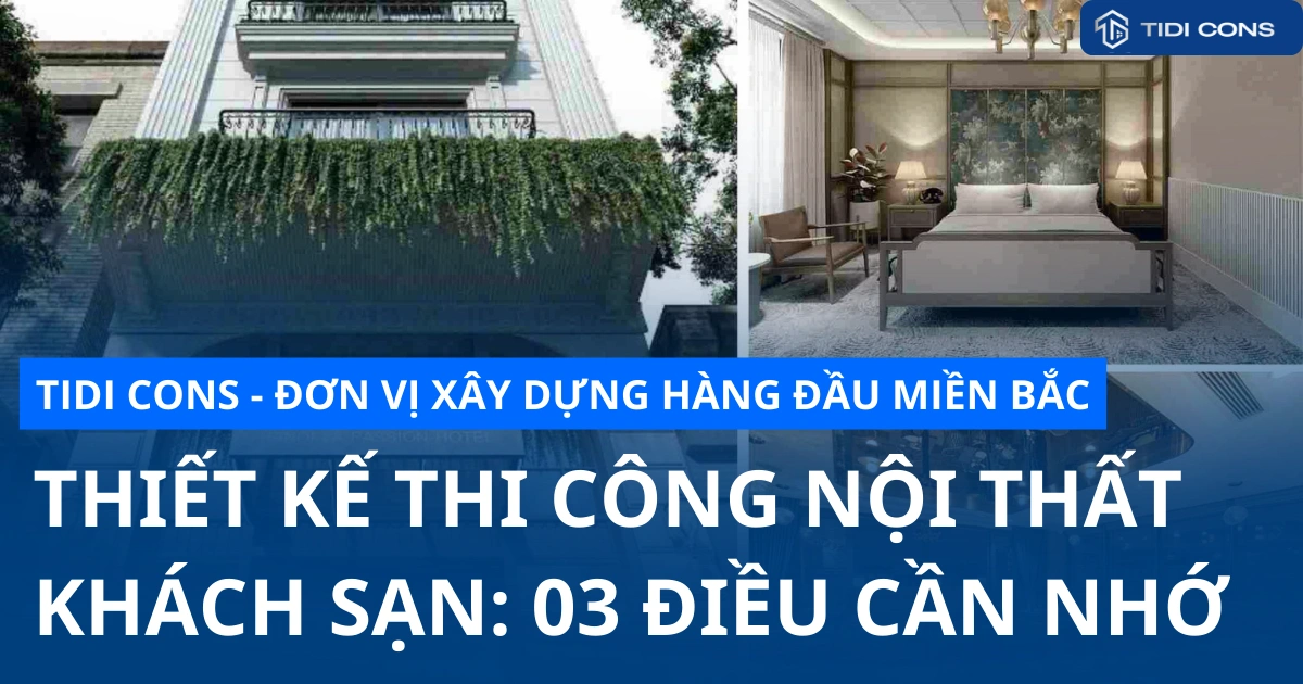 thiết kế thi công nội thất khách sạn