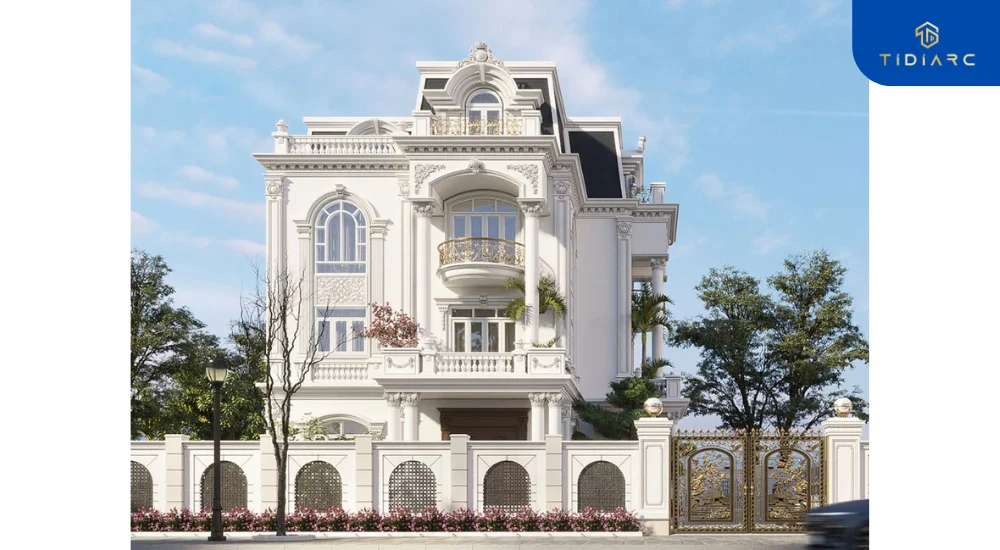 mẫu hàng rào tân cổ điển