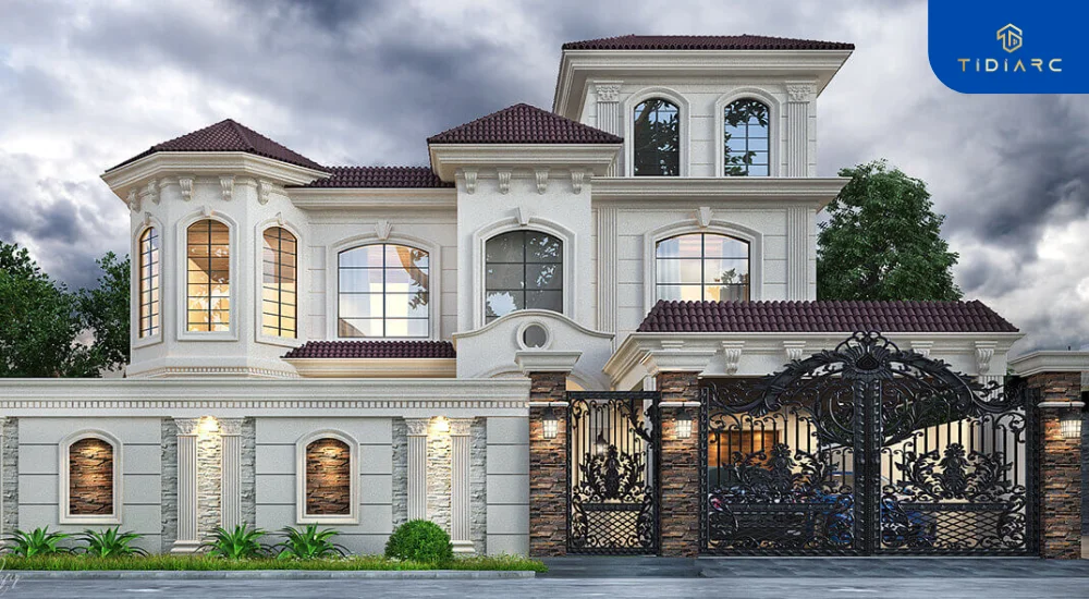 mẫu hàng rào tân cổ điển