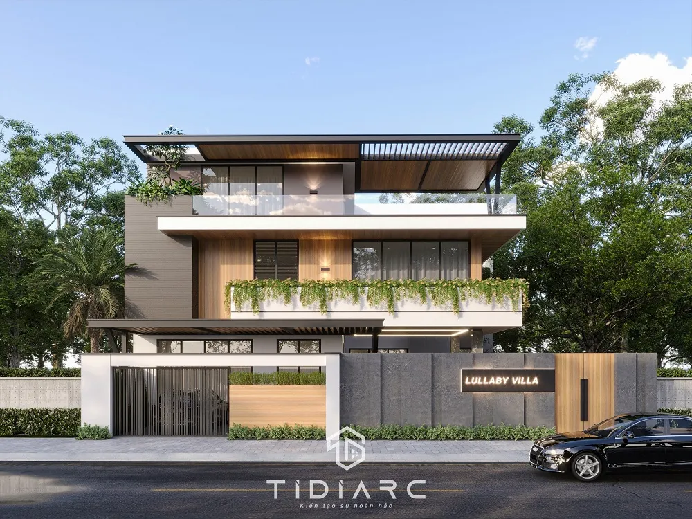 mẫu mặt tiền biệt thự đẹp