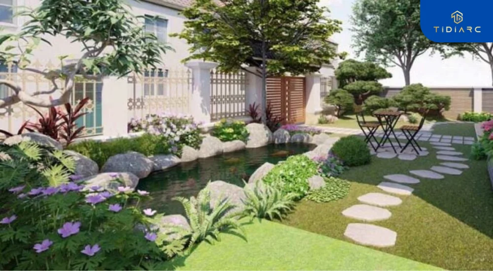 tiểu cảnh biệt thự