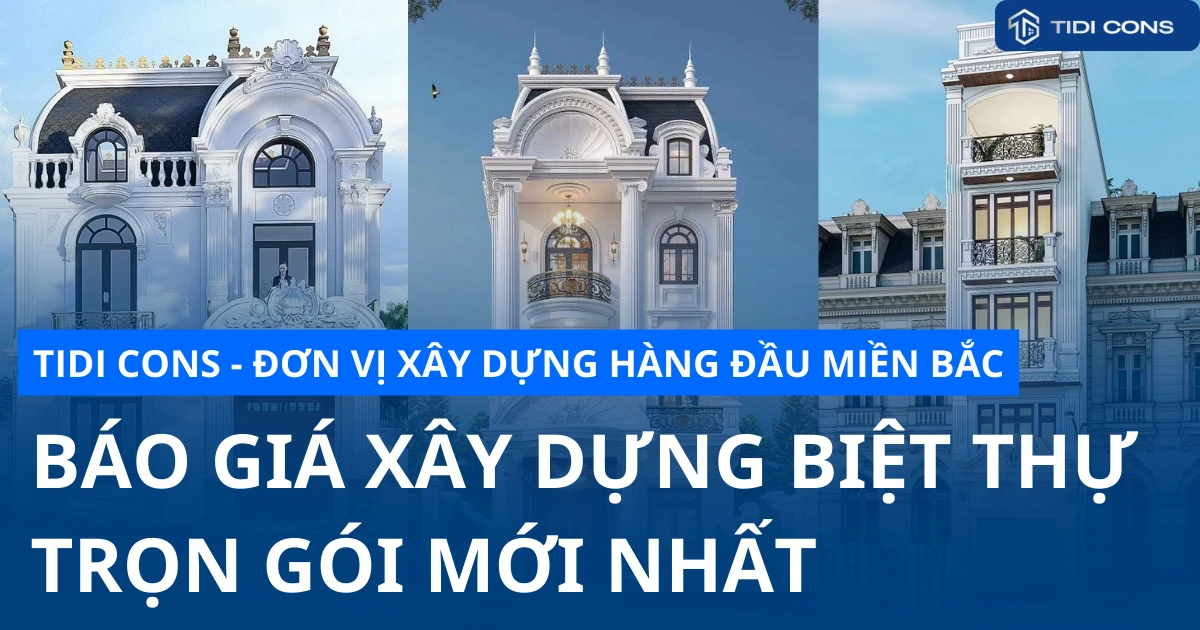 giá xây biệt thự trọn gói