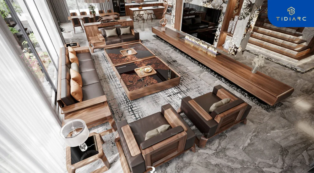 thiết kế nội thất biệt thự