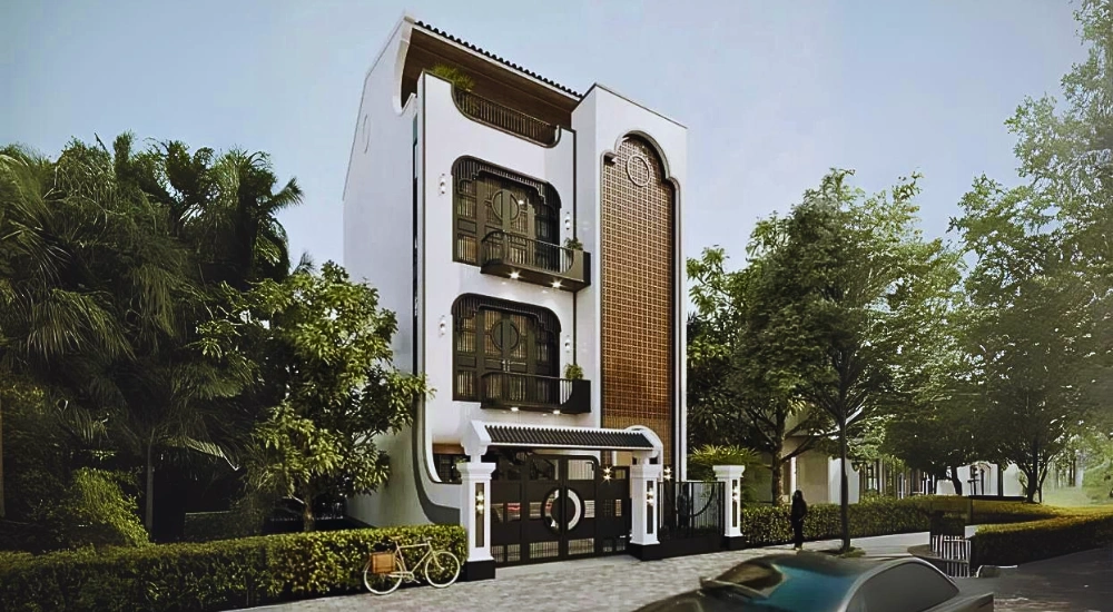 nhà phố 2 tầng đẹp