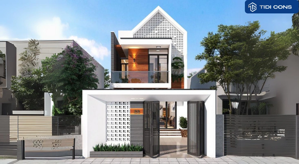 nhà phố 2 tầng đẹp