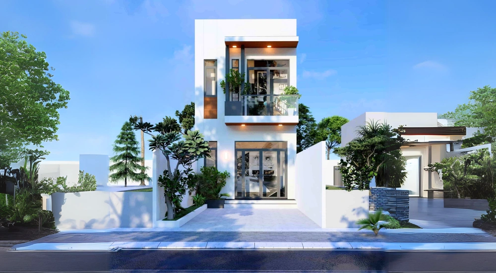 nhà phố 2 tầng đẹp
