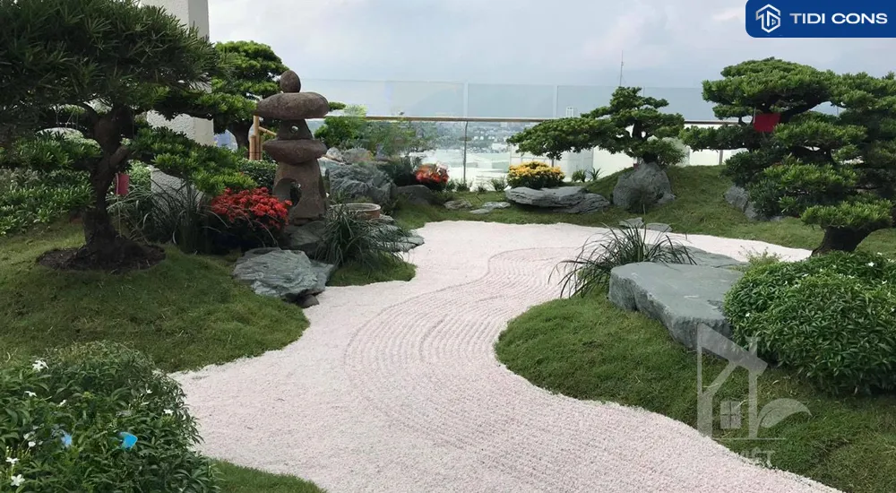sân thượng đẹp cho nhà phố