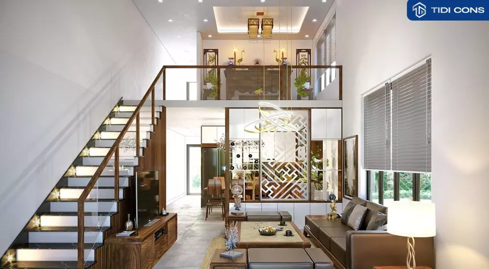 tầng lửng nhà phố
