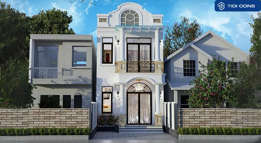 thiết kế nhà diện tích 5x16m