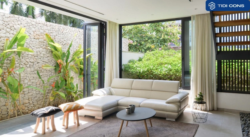 thiết kế nhà phố 2 tầng