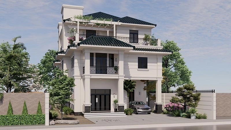 thiết kế nội thất nhà phố 3 tầng