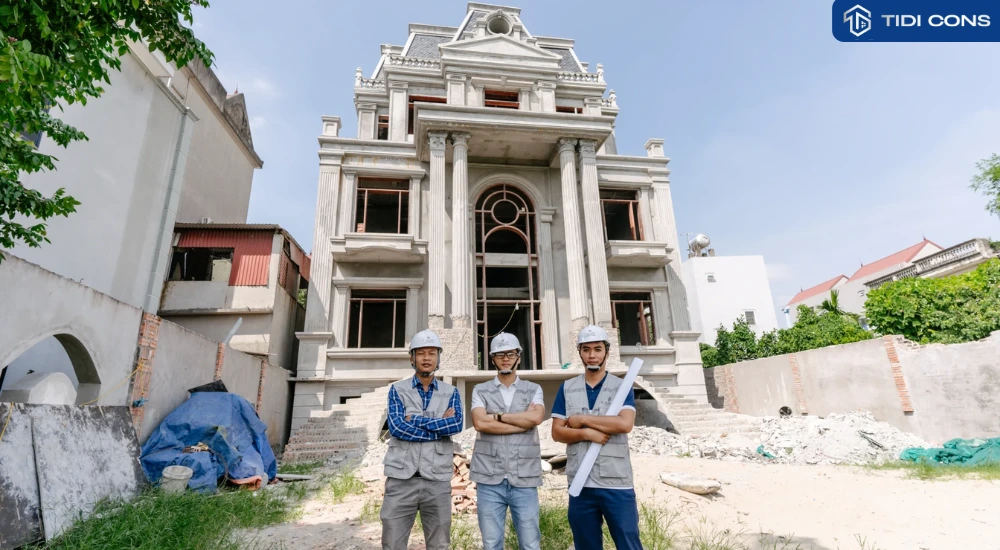 biệt thự tân cổ điển 3 tầng