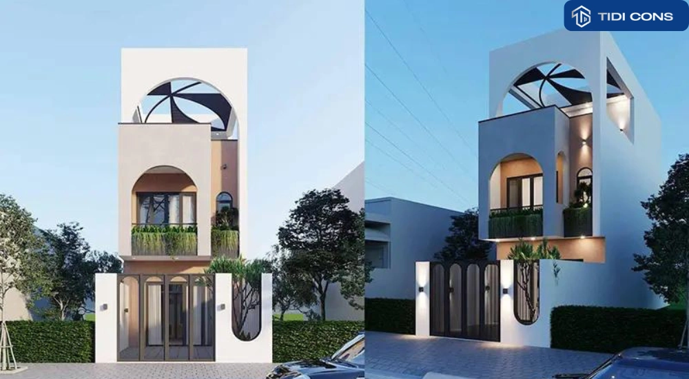 mẫu nhà 1 trệt 1 lầu