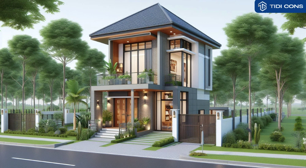 mẫu nhà 1 trệt 1 lầu