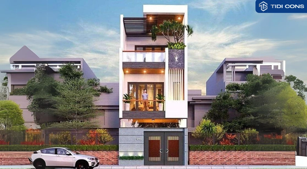 mẫu nhà 3 tầng hiện đại đẹp