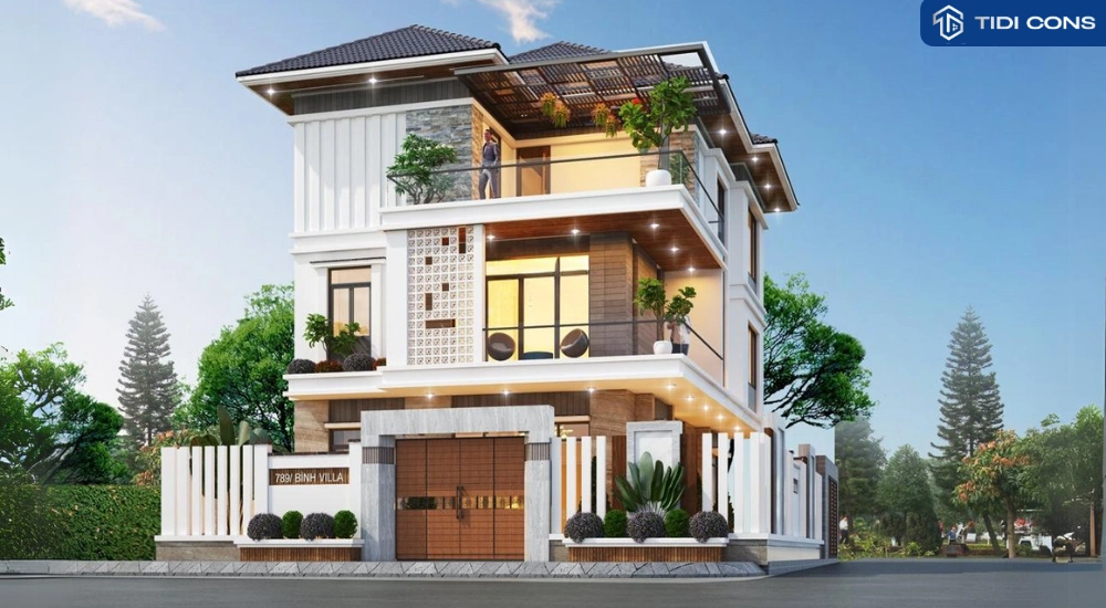 mẫu nhà 3 tầng hiện đại đẹp