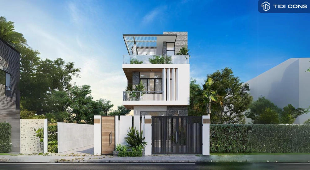 mẫu nhà 3 tầng hiện đại đẹp
