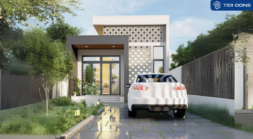mẫu nhà 4x20