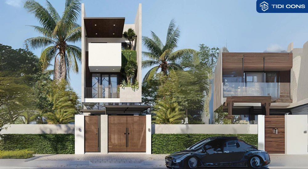 mẫu nhà 4x20