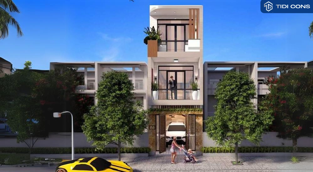 mẫu nhà 4x20