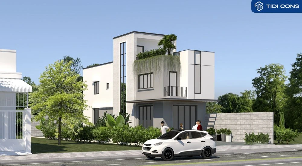 nhà 3 tầng 1 tum