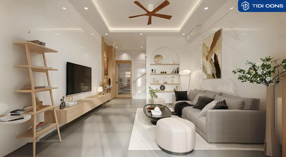 nhà phố 5 tầng hiện đại