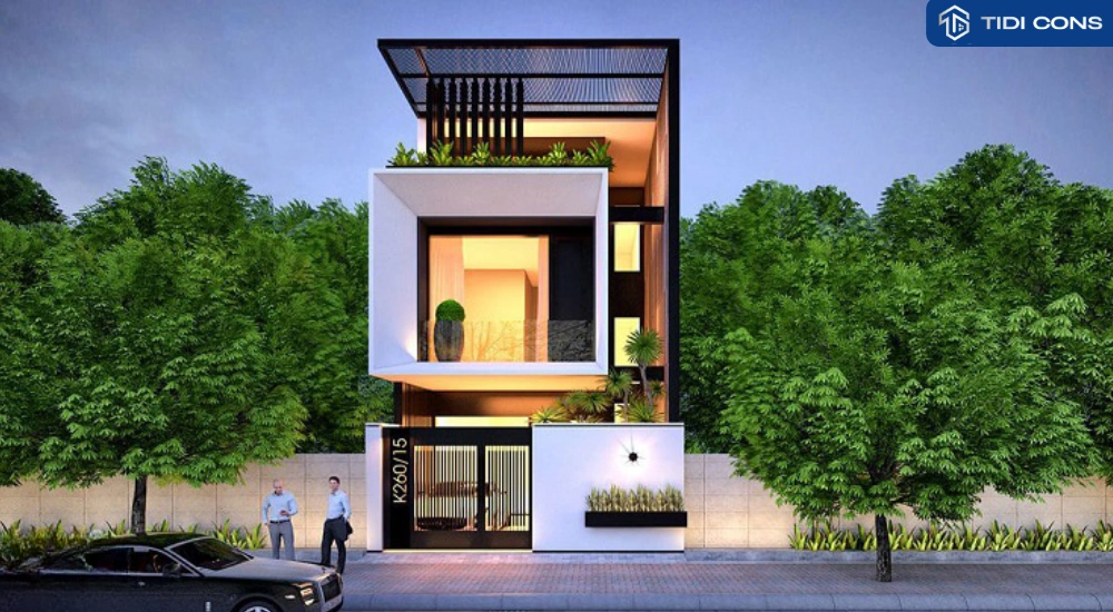 nhà phố mặt tiền 8m