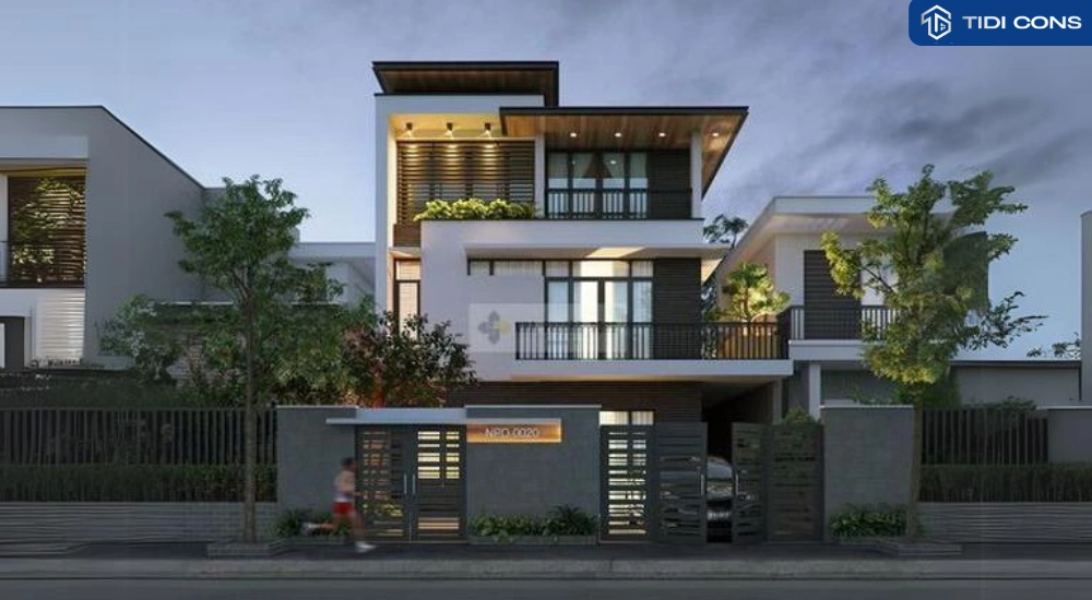 nhà phố mặt tiền 8m