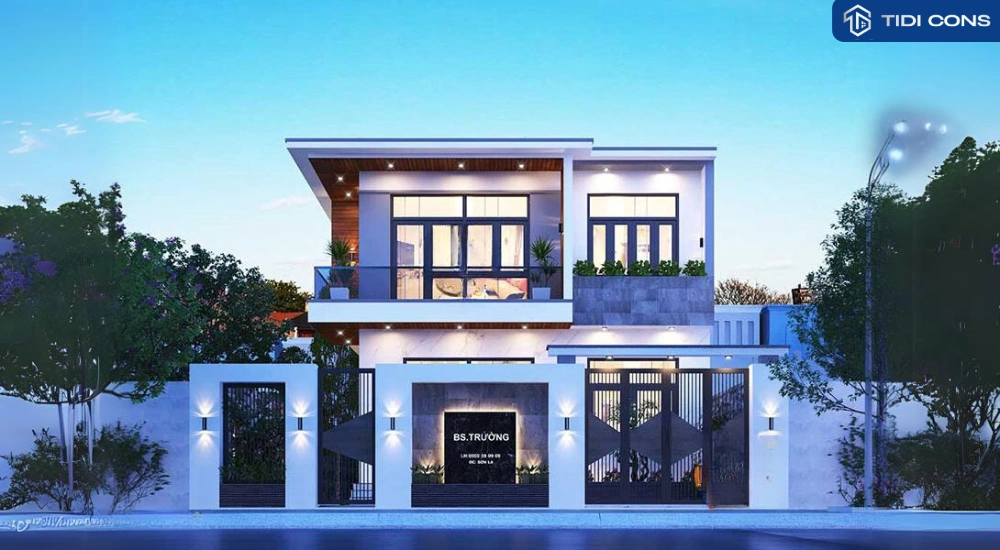 nhà phố mặt tiền 8m
