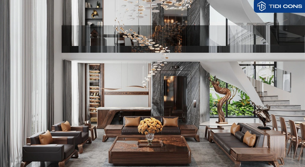nhà villa 2 tầng