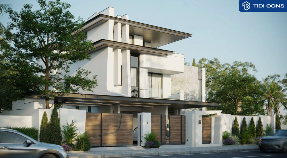 nhà villa 2 tầng