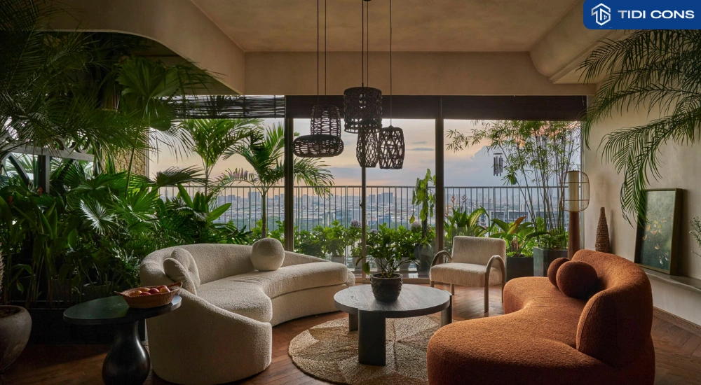 nhà villa 2 tầng