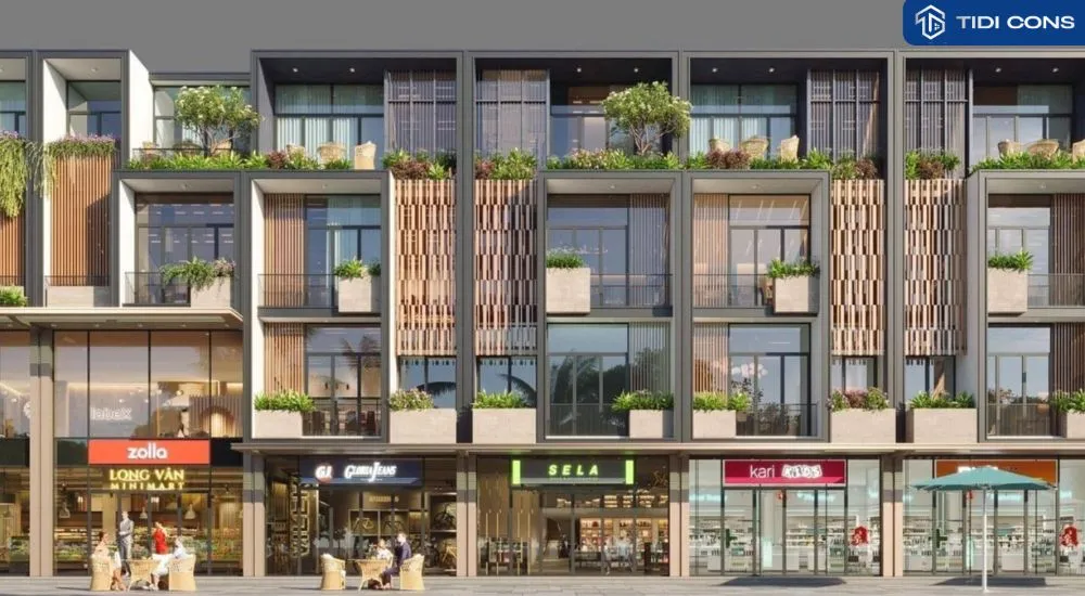 mẫu thiết kế nhà shophouse