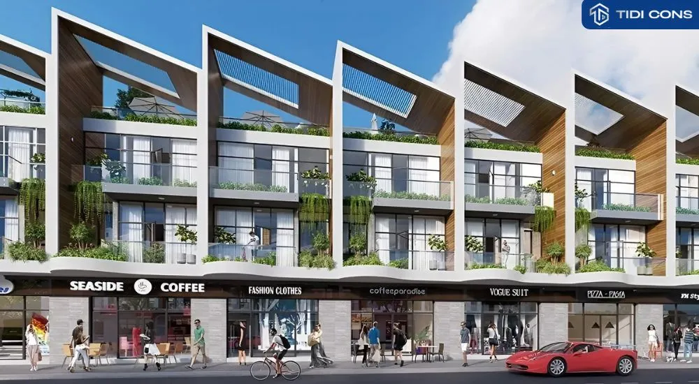 mẫu thiết kế nhà shophouse