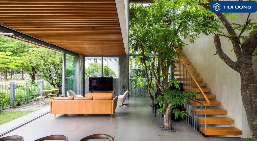 thiết kế nhà phố 5 tầng