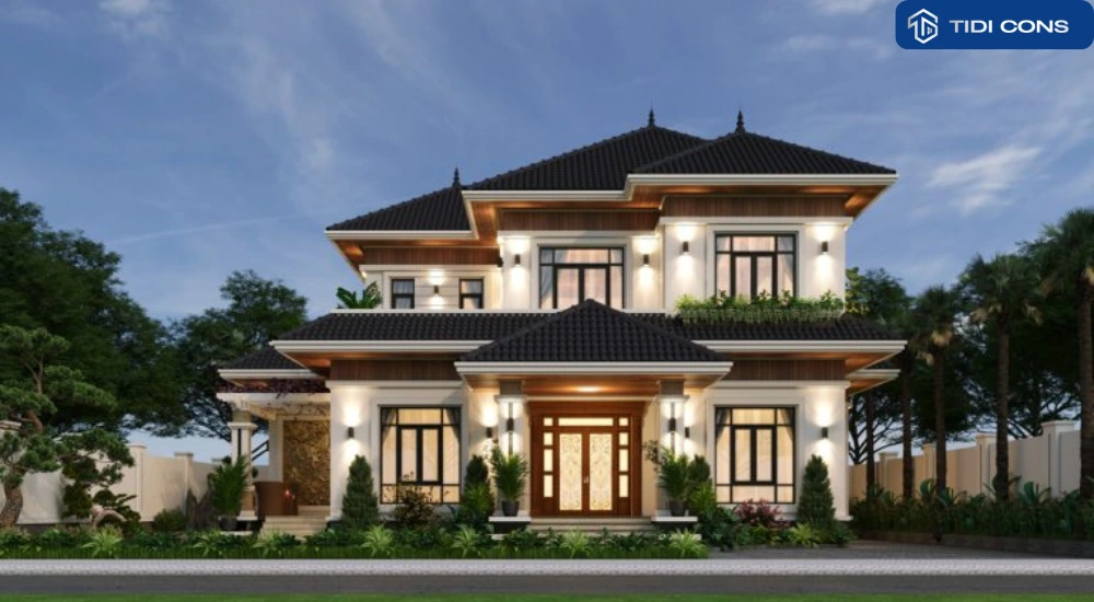 mẫu mặt tiền Tân cổ điển