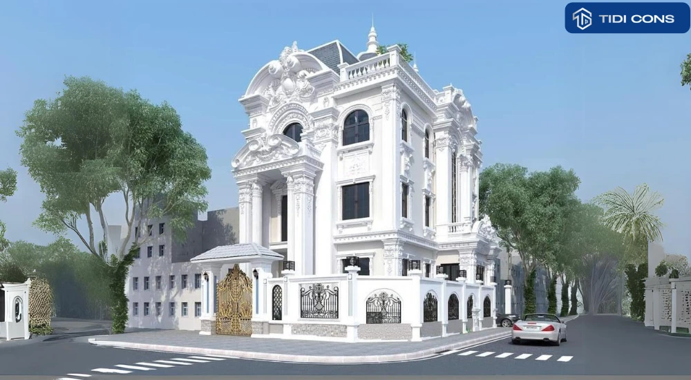 thiết kế nhà phố 2 mặt tiền