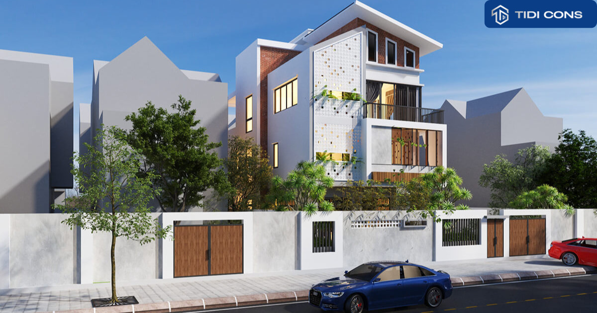thiết kế nhà phố 4x10m